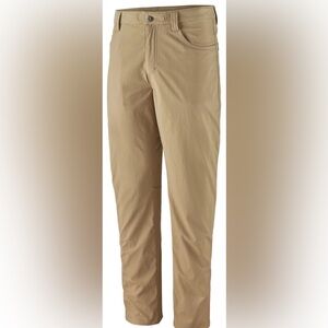 (NWOT) Patagonia Men’s Quandary Pants - 34x32 - Tan